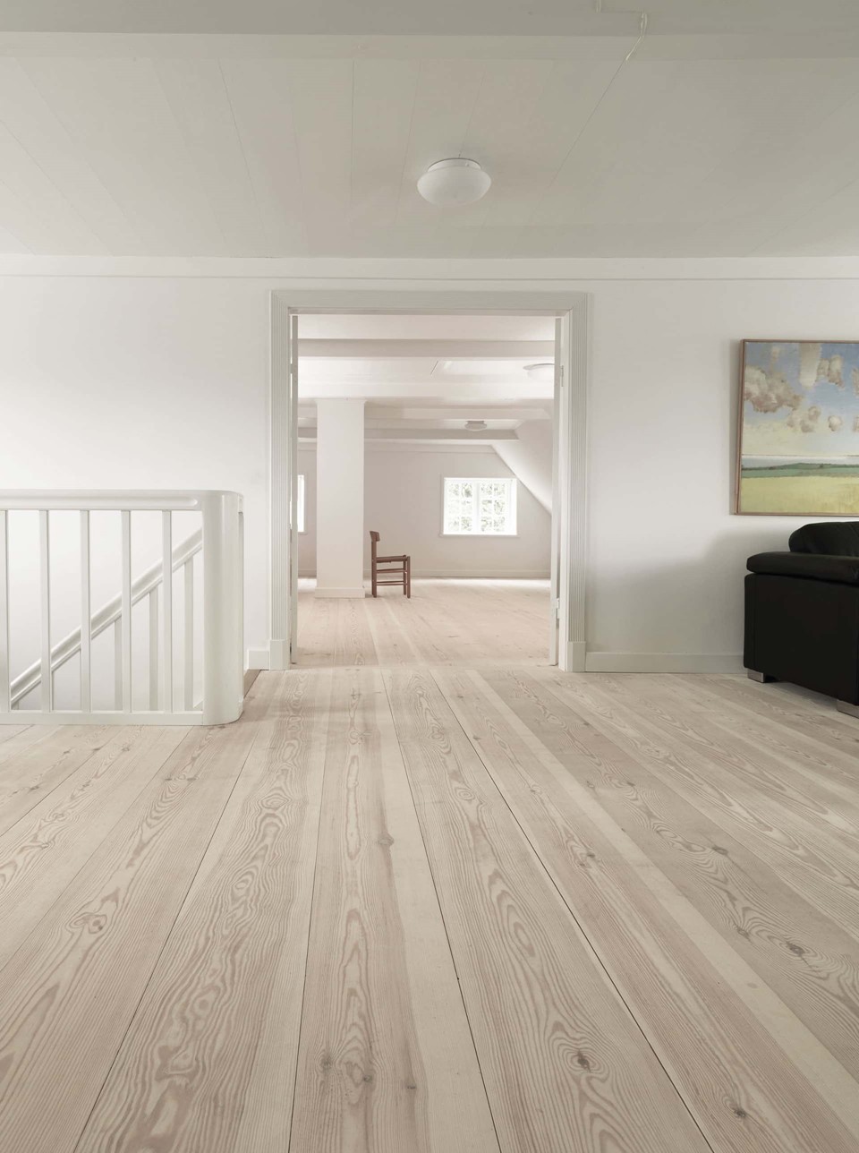 pine flooring lye white soap living room dinesen