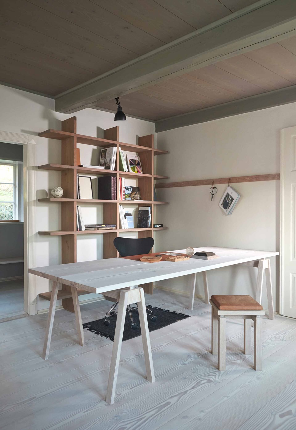 douglas fir floor lye white soap underfloor heating desk office dinesen country home.jpg